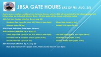 Hurricane Harvey JBSA Gate Hours