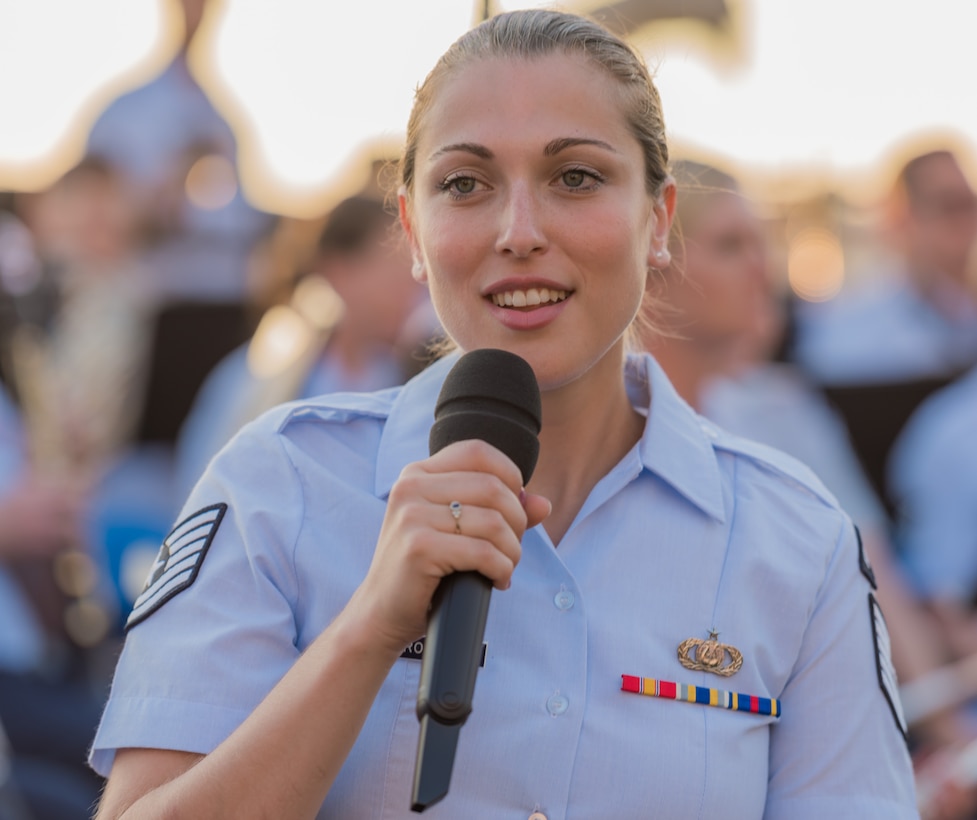 Technical Sgt. Grobe holds undergraduate degrees in vocal performance and music education from SUNY Fredonia and a master's degree in vocal performance from the University of Cincinnati College-Conservatory of Music.