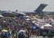 Community guests fill the flightline during the Thunder Over Dover Open House Aug. 26, 2017, at Dover Air Force Base, Del. Saturday was the first day of a free two-day event featuring more than 20 aerial demonstrations, static displays and other events. (U.S. Air Force photo by Staff Sgt. Jared Duhon)