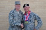 Master Sgt. Benjamin Seekell, a 343rd Training Squadron security forces instructor, received a warm welcome from a familiar face from his 2011 Afghanistan deployment: Lt. Gen. Darryl Roberson, commander of Air Education and Training Command. Seekell recently returned back to Joint Base San Antonio-Lackland from the 2017 Department of Defense Warrior Games having earned eight medals.