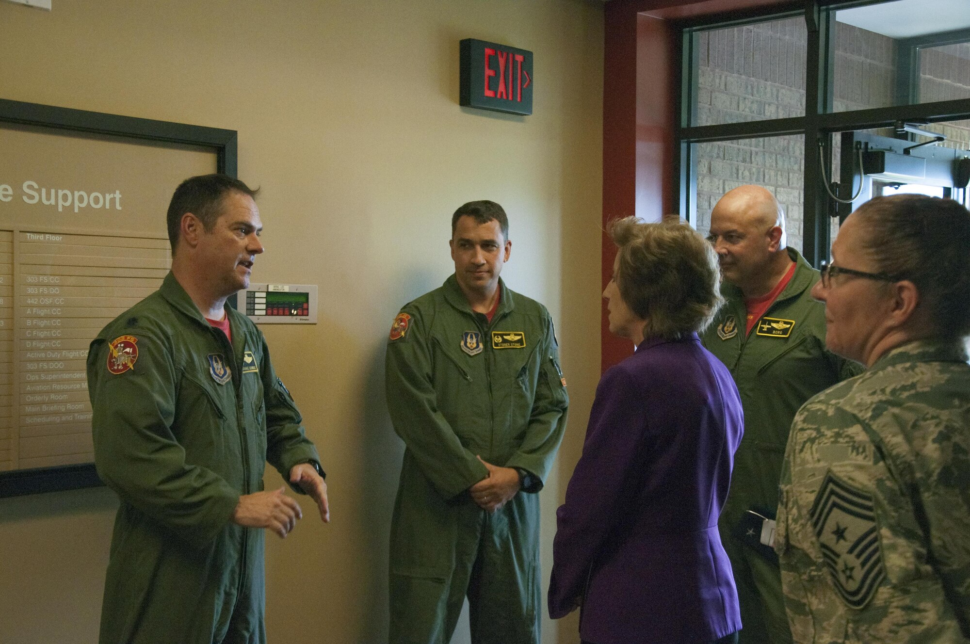 Congresswoman Vicky Hartzler visits 442d Fighter Wing