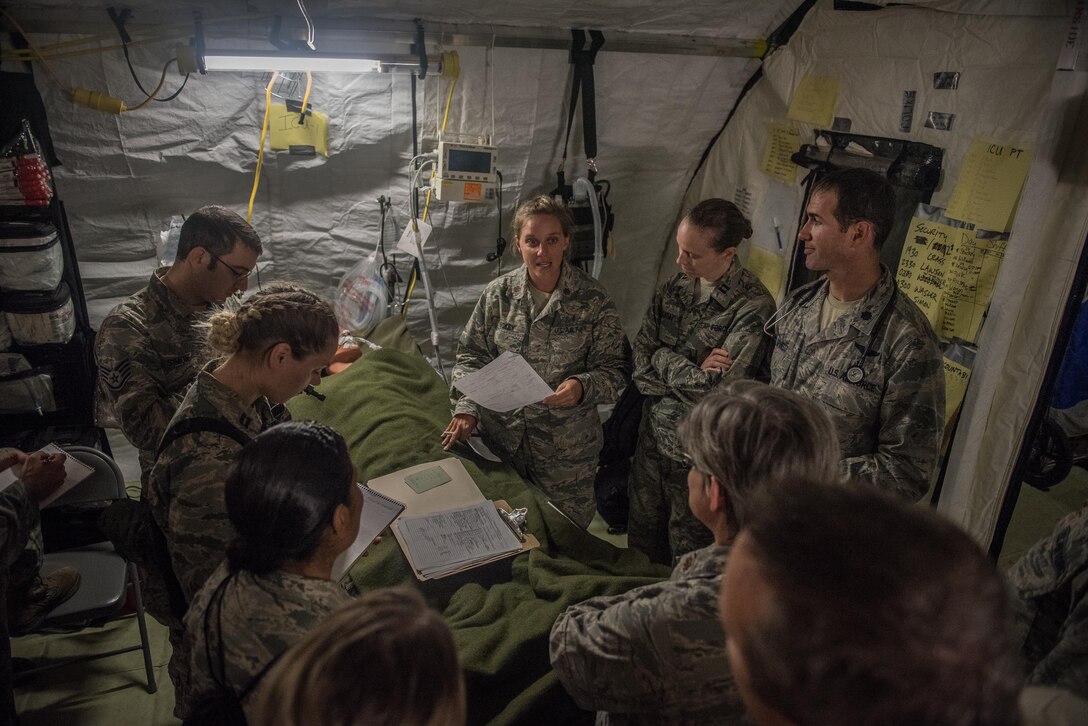 Patriot Warrior is an exercise intended to test the ability of the Air Force Reserve to provide combat-ready forces to operate in dynamic, contested environments and to sharpen Citizen Airmen's skills in supporting combatant commander requirements.
