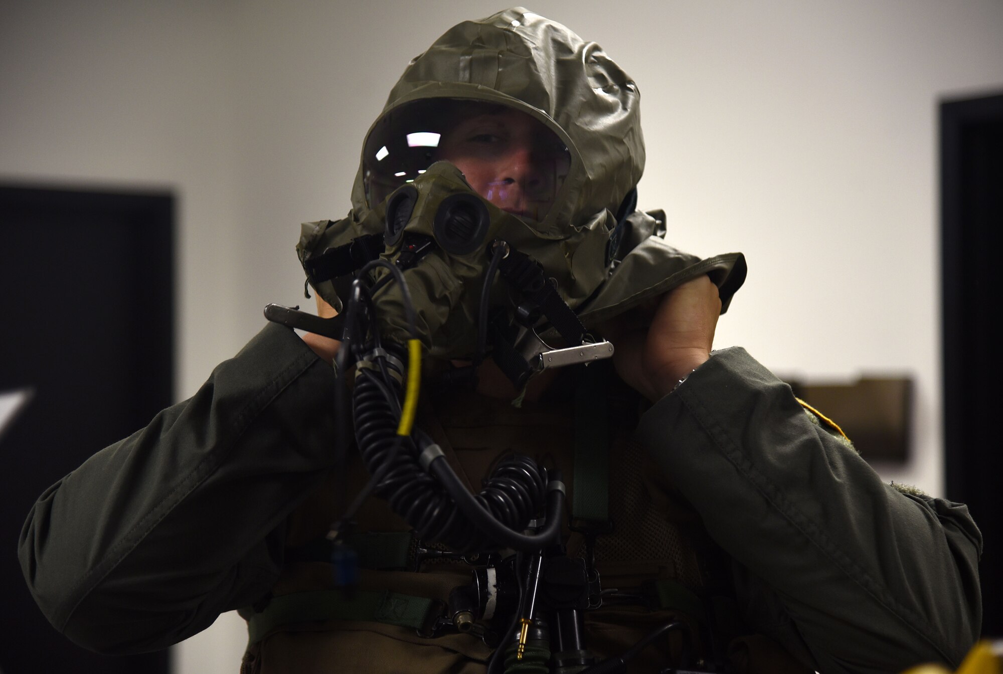 Aircrew contamination control area