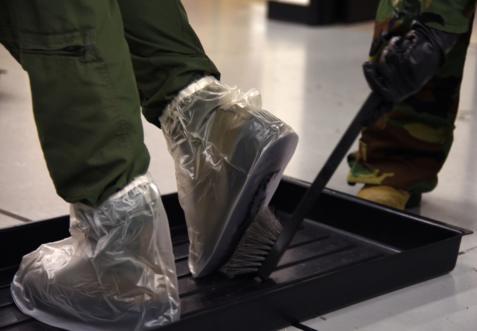 Aircrew contamination control area