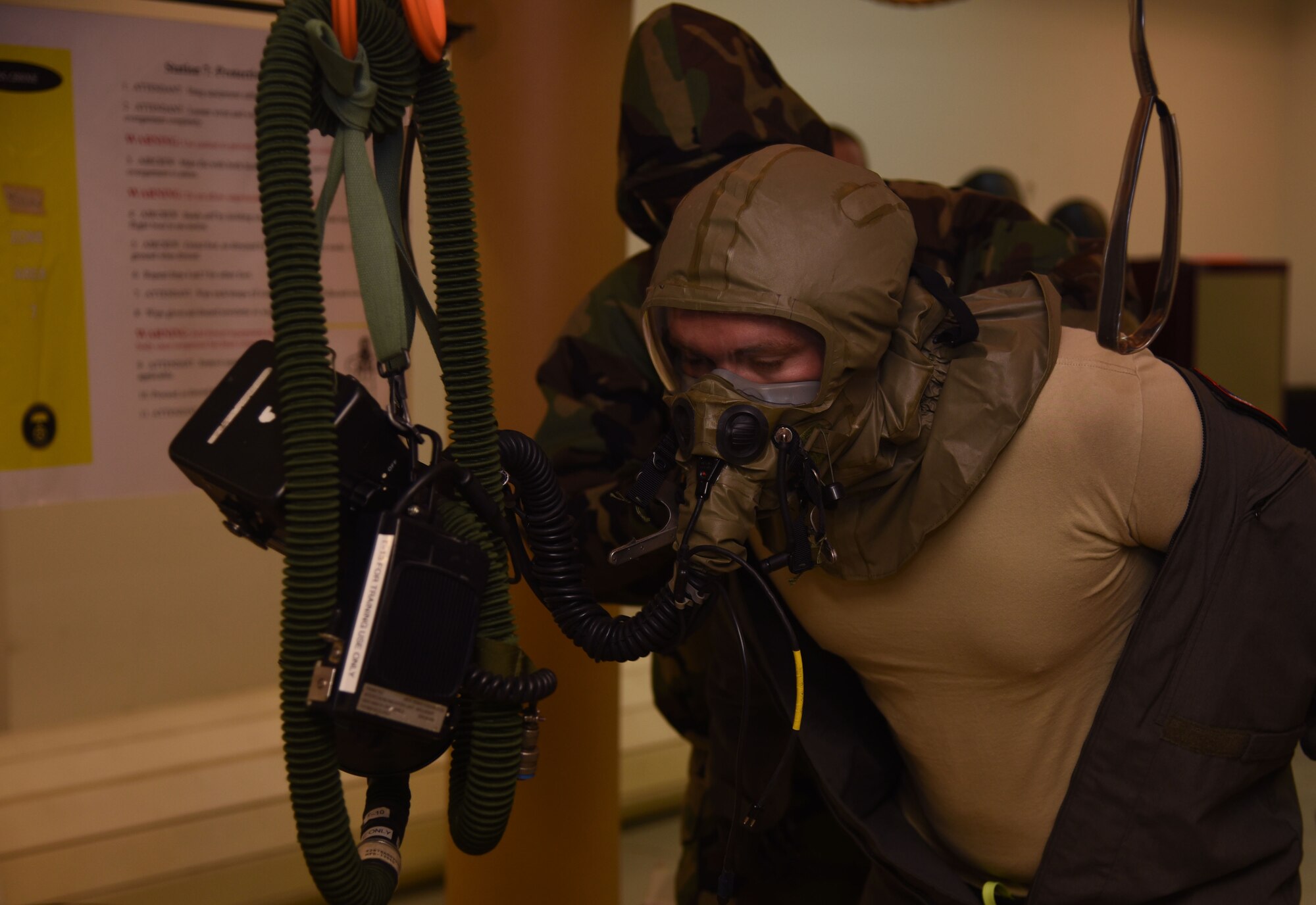 Aircrew contamination control area