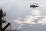 Deck-landing training in Arabian Gulf