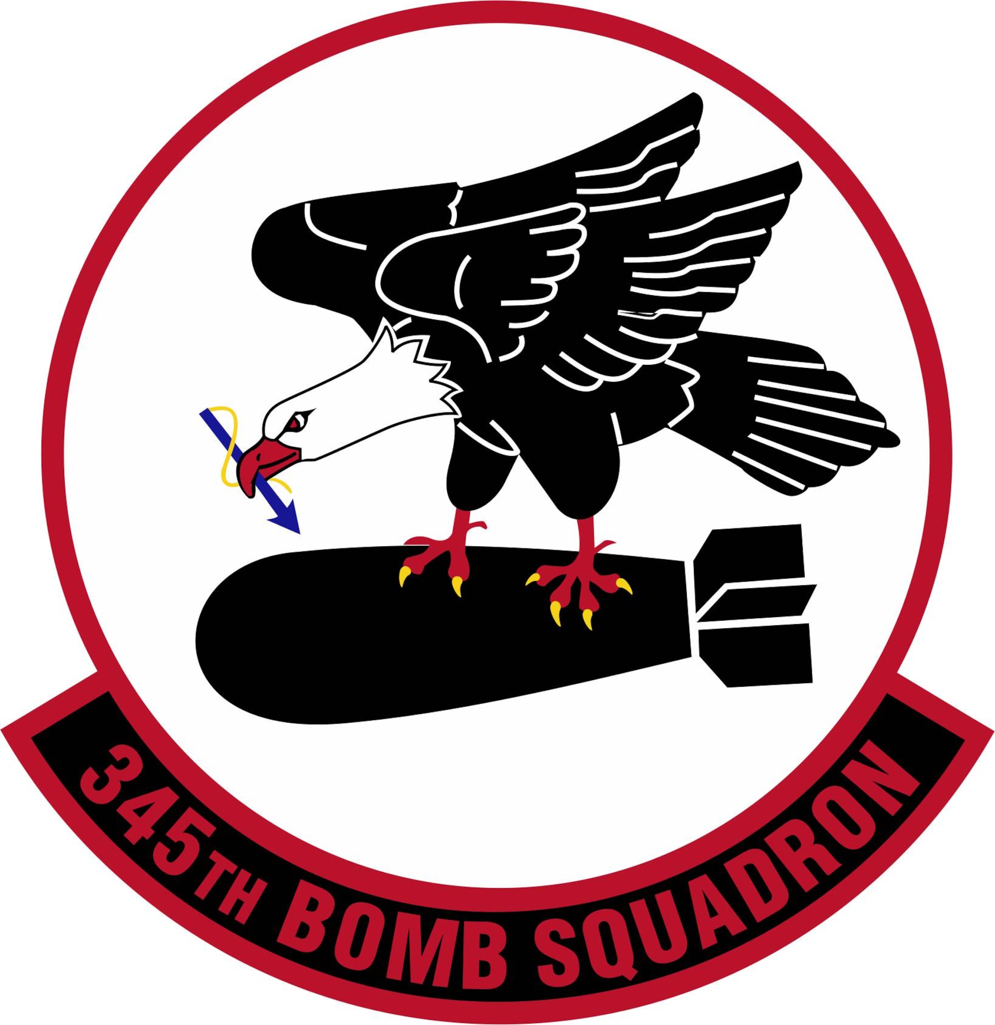 Official 345th Bomb Squadron Patch