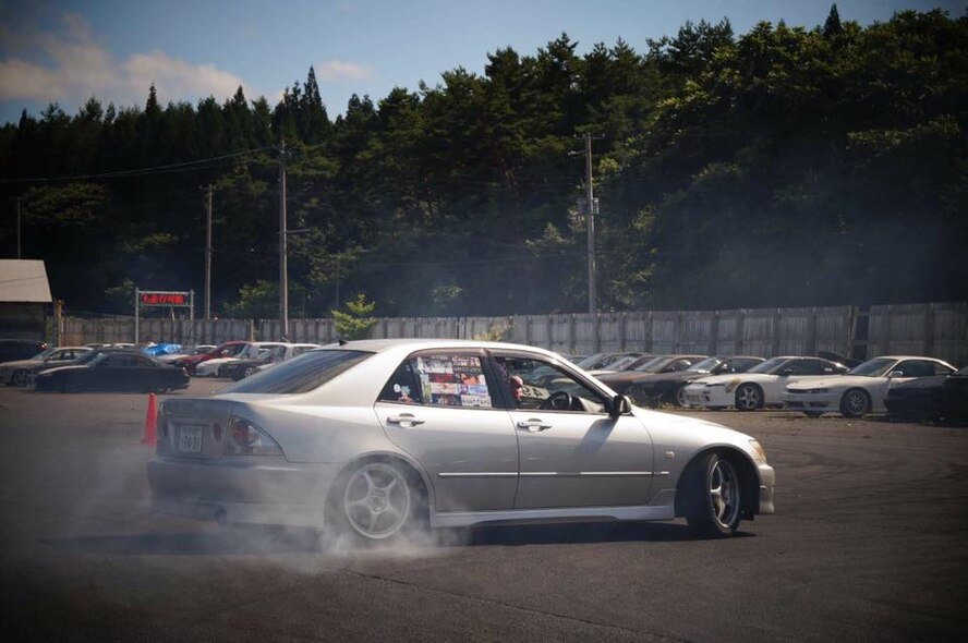 Sliding down the track