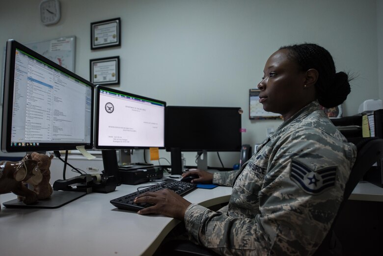This week’s Rock Solid Warrior is Staff Sgt. Nataja Briggs, the knowledge operations NCOIC with the 386th Expeditionary Communications Squadron, deployed from Joint Base Andrews, Md. The Rock Solid Warrior program is a way to recognize and spotlight the Airmen of the 386th Air Expeditionary Wing for their positive impact and commitment to the mission.