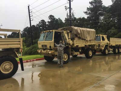 79th Quartermaster Company assists in Hurricane Harvey rescue efforts