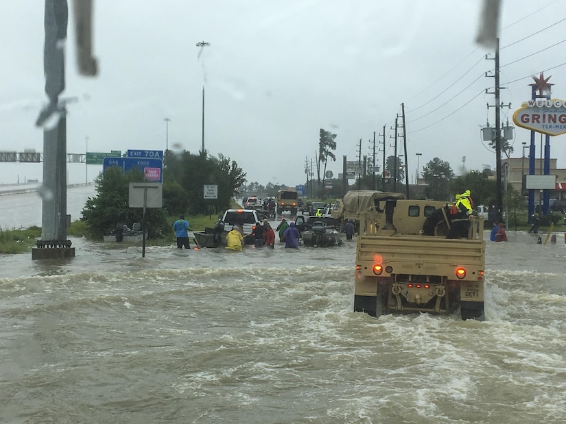 79th Quartermaster Company assists in Hurricane Harvey rescue efforts