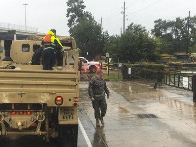 79th Quartermaster Company assists in Hurricane Harvey rescue efforts