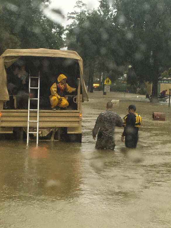 79th Quartermaster Company assists in Hurricane Harvey rescue efforts