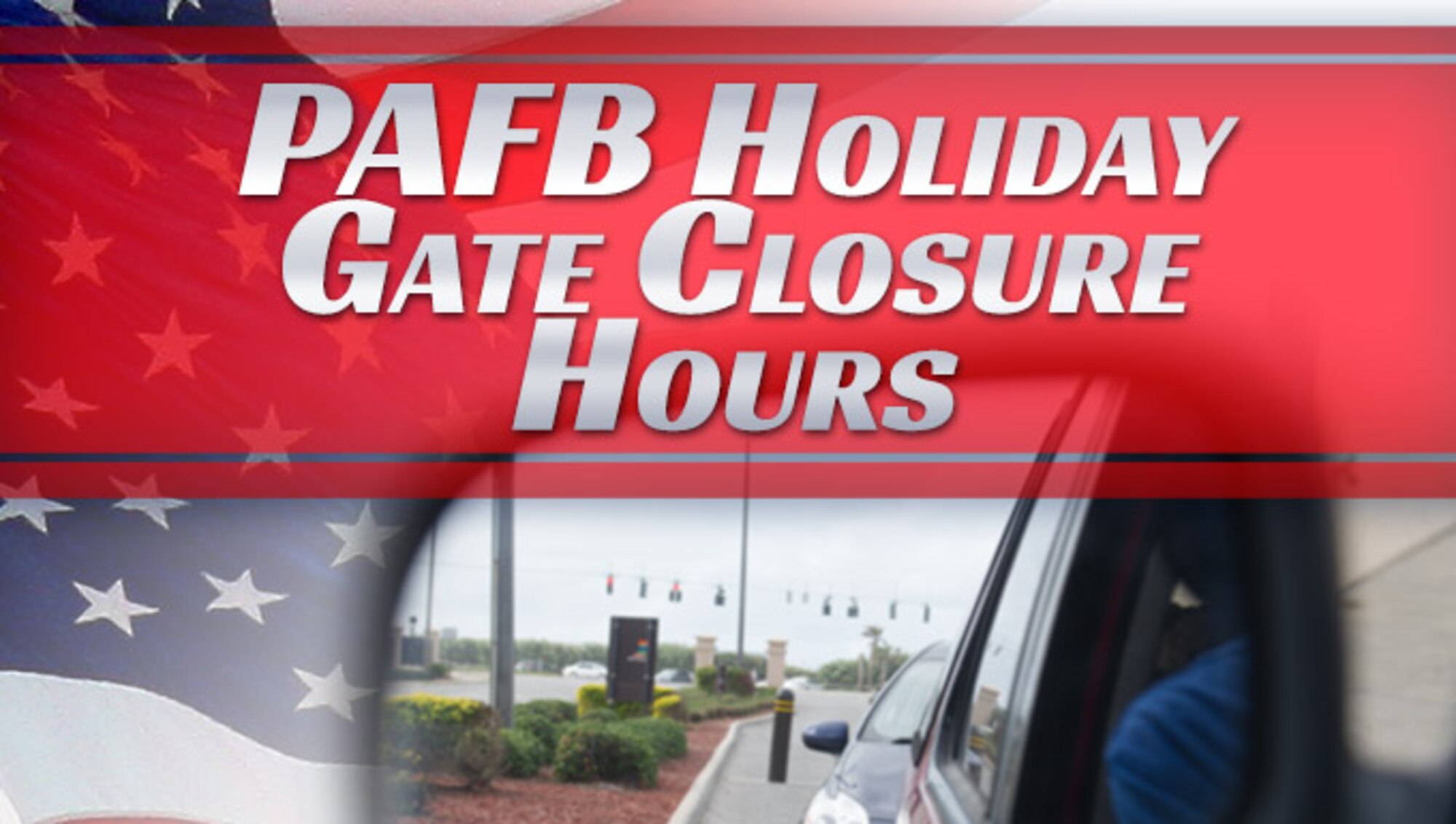 Adjusted gate hours for Labor Day Weekend