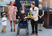2017 Invictus Games flag handover
