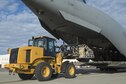 Airmen of the Alaska Air National Guard’s 176th Wing load and secure cargo onto a Joint Base Elmendorf-Richardson C-17 Globemaster III at JBER, Alaska, Aug. 28, 2017. The Airmen will travel to Houston, Texas as part of a humanitarian mission in response to Hurricane Harvey. (U.S. Air Force photo by Senior Airman Javier Alvarez)