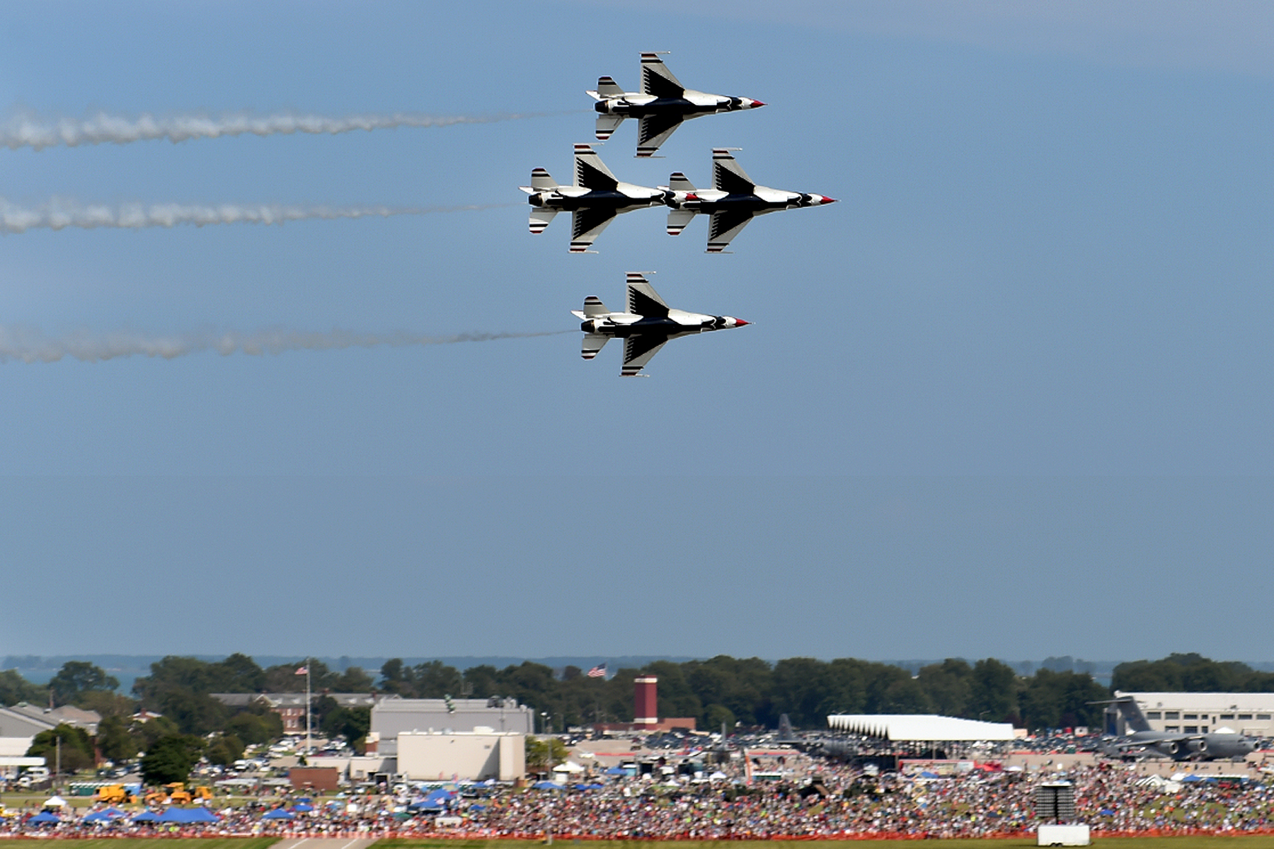 USAF Thunderbirds Perform Over Selfridge ANGB
