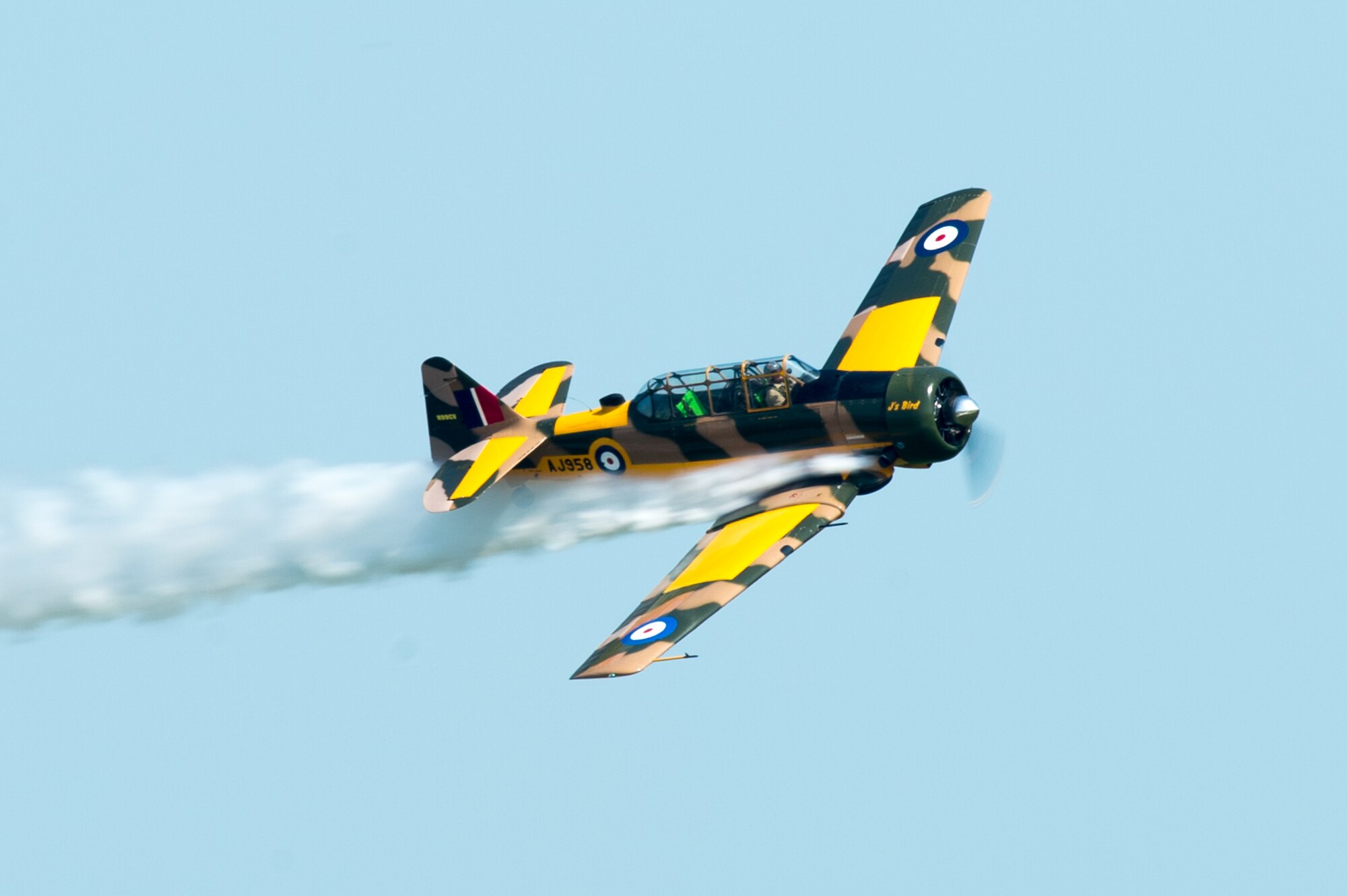 John "Skipper" Hyle performs a high-speed pass at the Thunder Over Dover Open House and Airshow Aug. 26, 2017, at Dover Air Force Base, Del. The open house is a way for Dover AFB to thank local and regional communities for their ongoing support. (U.S. Air Force photo by Mauricio Campino)