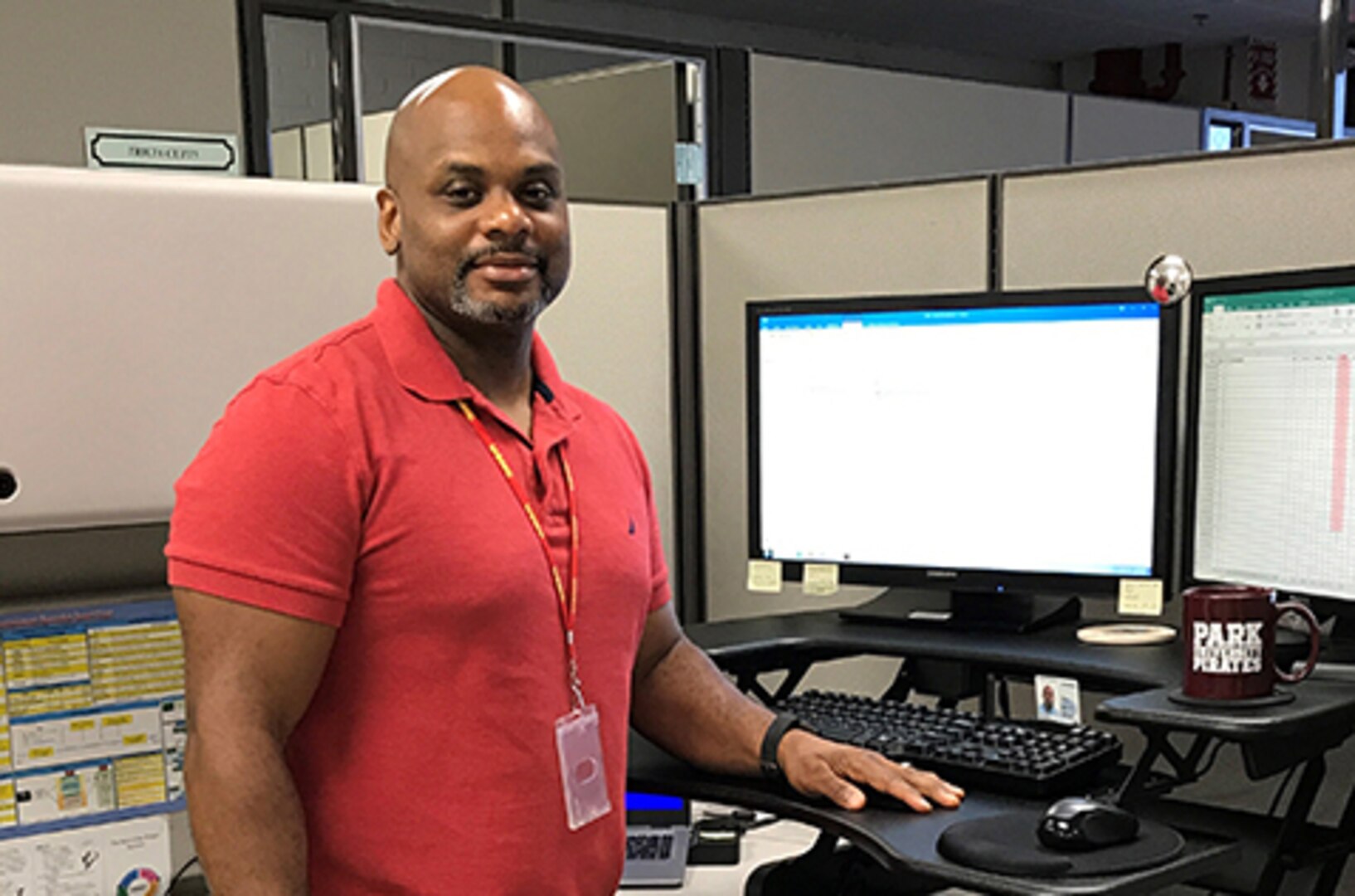 Defense Logistics Agency Aviation - Cherry Point employee Oscar Moore, works as a sustainment support specialist in the Customer Support Directorate.