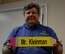 Mark Kleinman, a retired U.S. Air Force lieutenant colonel and a teacher at Travis Elementary School, poses for a photo while holding a pencil with his name on it that was given to him by one of his students at Travis Air Force Base, Calif., Aug. 25. Kleinman taught Airmen how to fly a variety of aircraft during his 33-year Air Force career and now teaches math, English language arts, science and history to 4th grade students. (U.S. Air Force photo by Tech. Sgt. James Hodgman)