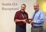 William Meyer, a Defense Contract Management Agency Seattle quality assurance specialist, was recently selected as runner-up for inspector of the year in the 2017 American Society for Quality awards. (Photo courtesy of William Meyer)