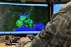 Staff Sgt. Matthew Minnillo, 2nd Operations Support Squadron weather technician, researches tropical storm Harvey as it approaches Barksdale Air Force Base, La., Aug. 29, 2017. Each weather Airman closely watch weather patterns because a storm can change direction, speed and severity very quickly. (U.S. Air Force Photo/Airman 1st Class Sydney Campbell)