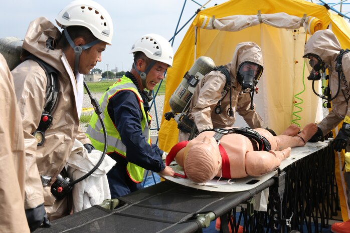 Annual full-scale exercise provides USAG Japan with opportunities to use skills