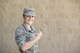 Airman Morgan J. Lee, 940th Force Support Squadron personalist, poses for a photo August 30, 2017, at Beale Air Force Base, California. Lee was promoted to the rank of Airman during the month of August. (U.S. Air Force photo by Senior Airman Tara R. Abrahams)