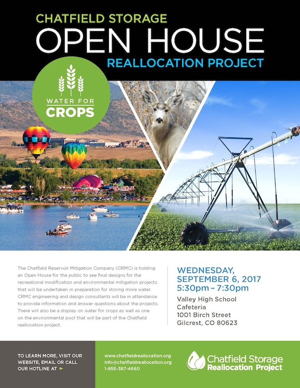 Chatfield Storage Reallocation Project- Open House Flyer