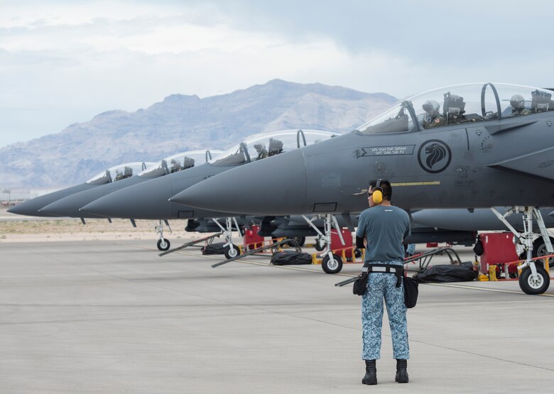 Republic of Singapore Air Force trains at Nellis AFB