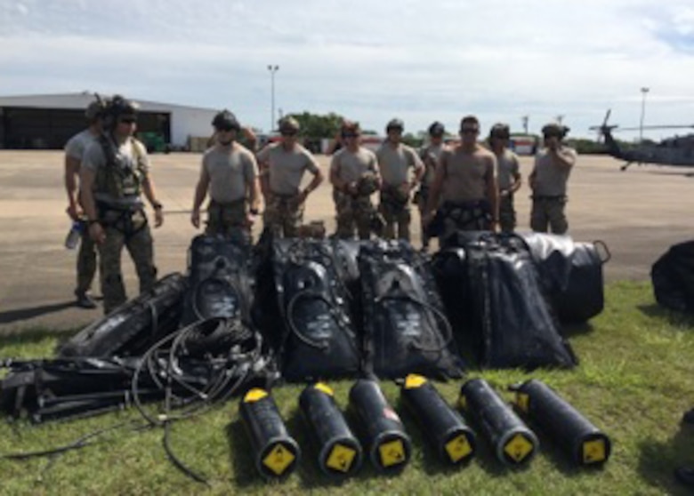 Davis-Monthan Air Force Base Airmen deployed Aug. 29, 2017, to southeast Texas for Hurricane Harvey rescue efforts.