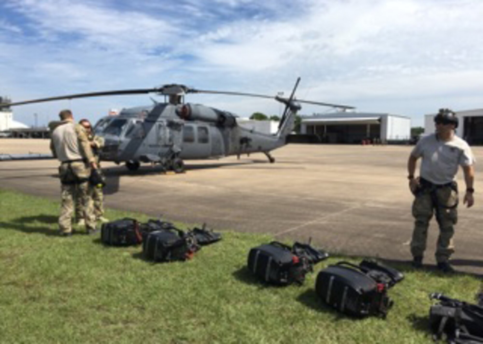 Davis-Monthan Air Force Base Airmen deployed Aug. 29, 2017, to southeast Texas for Hurricane Harvey rescue efforts.