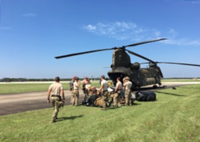 Davis-Monthan Air Force Base Airmen deployed Aug. 29, 2017, to southeast Texas for Hurricane Harvey rescue efforts.