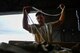 U.S. Air Force Airman 1st Class Peter Zuniga, 86th Logistics Readiness Squadron aerial delivery specialist, builds an airdrop bundle for a bilateral training exercise on Otopeni Air Base, Romania, Aug. 29, 2017. Aircraft assigned to both the 86th Airlift Wing and the Romanian Air Force conducted airdrops over Romania during Carpathian Fall 2017. (U.S. Air Force photo by Airman 1st Class Joshua Magbanua)