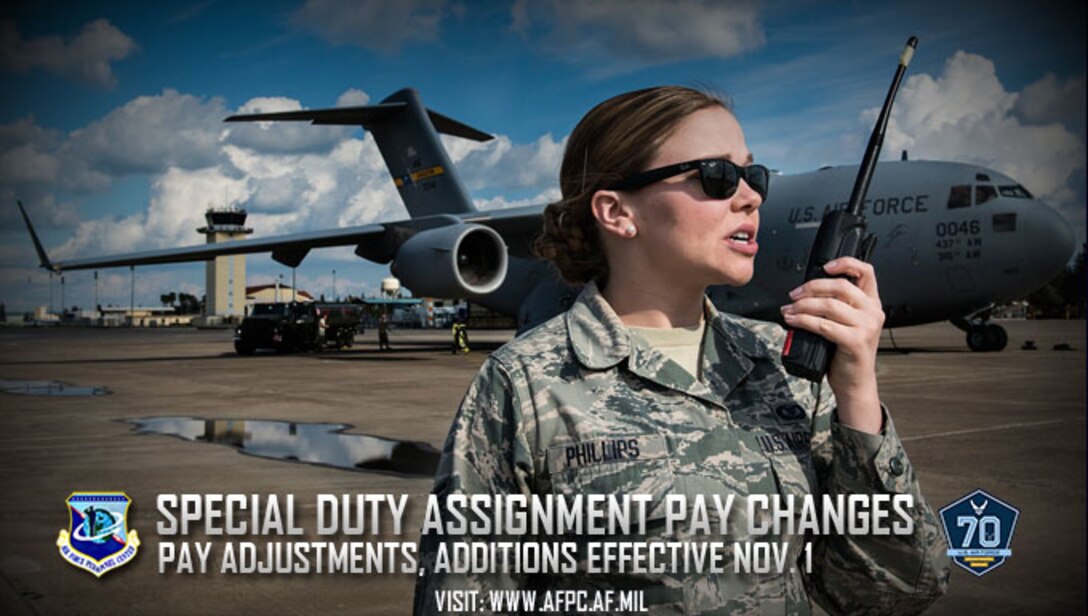 special duty assignment pay air force