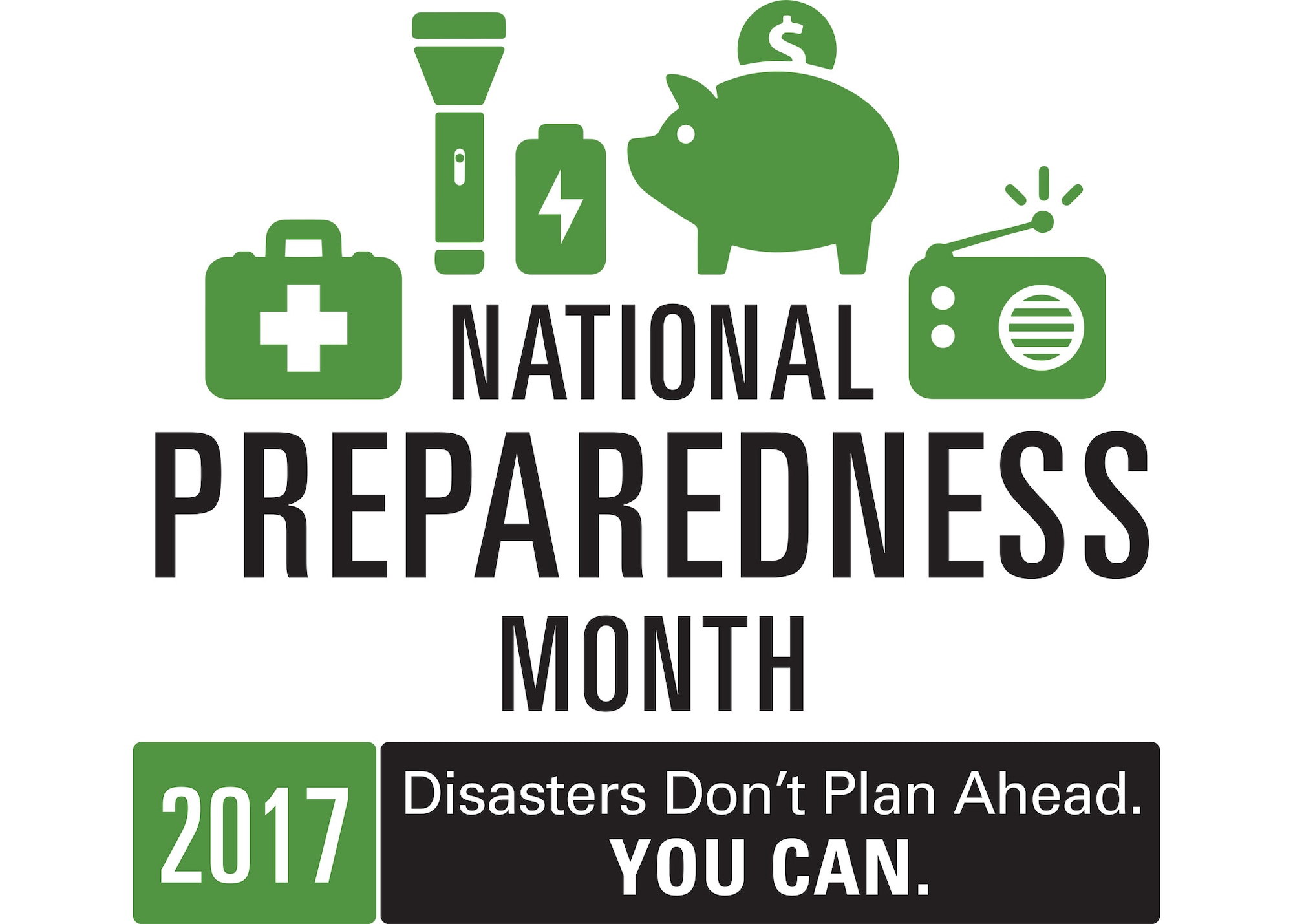 The official logo for National Preparedness Month 2017