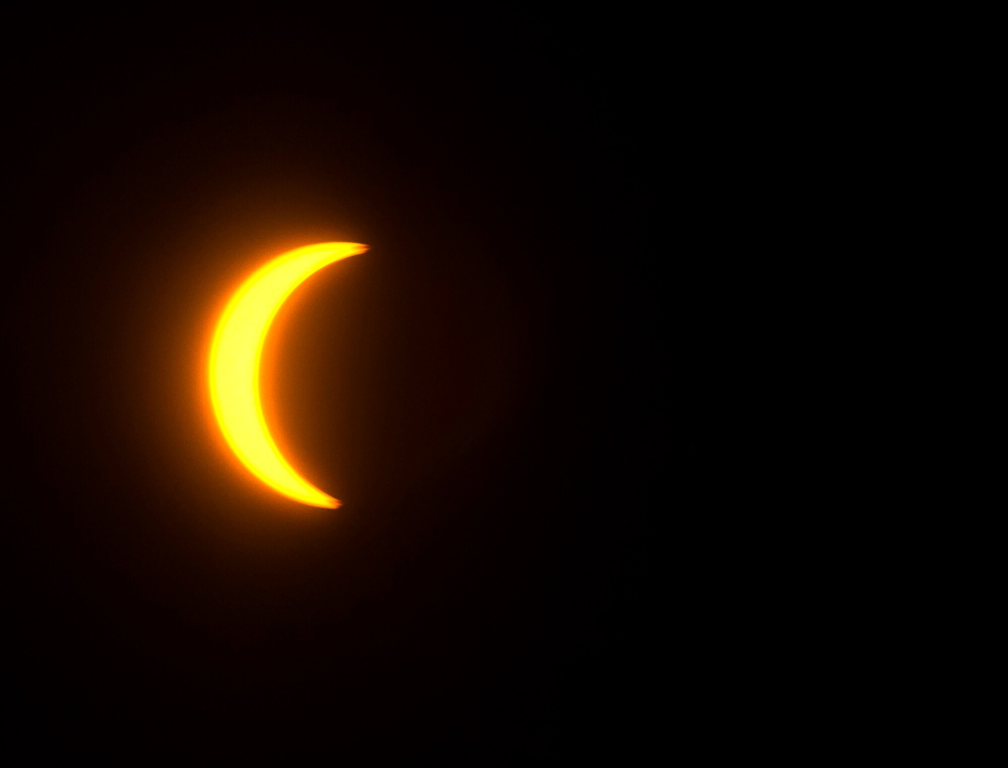 Members of the 445th Airlift Wing had the opportunity to view the solar eclipse August 21, 2017.