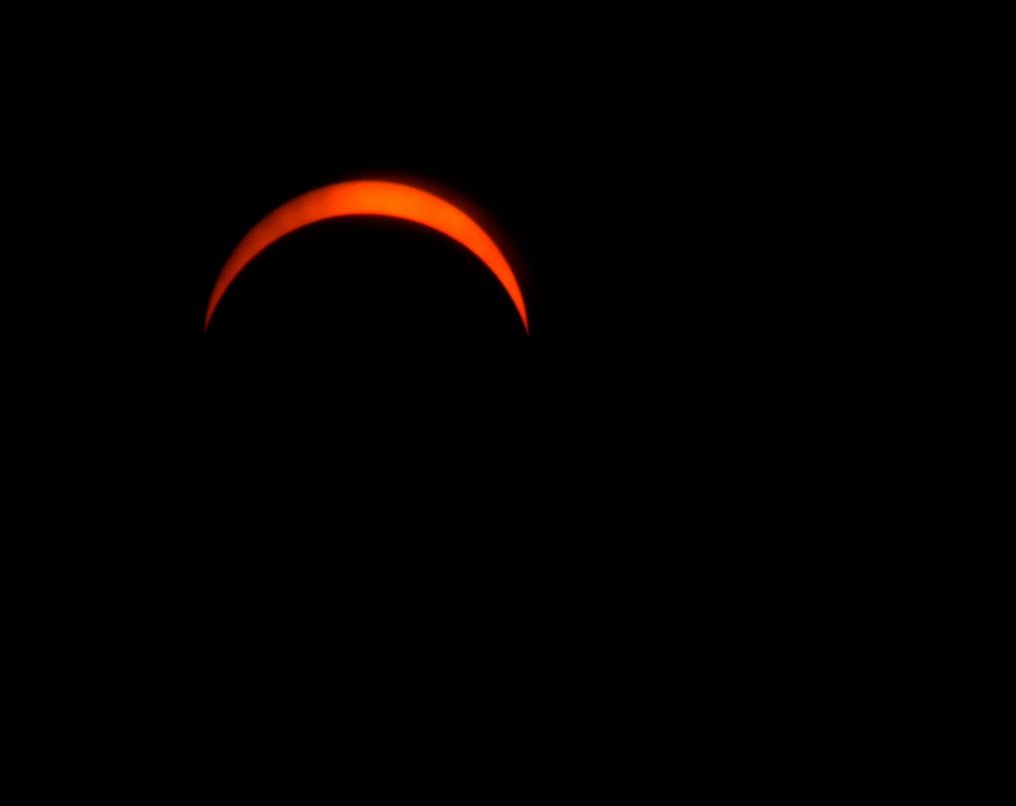 Members of the 445th Airlift Wing had the opportunity to view the solar eclipse August 21, 2017.