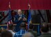 Chief Master Sgt. William Treakle address the attendees of his retirement ceremony Aug. 5, 2017, Hangar 1, Scott Air Force Base, Illinois.  Treakle officailly retires Sept. 2, 2017 after 36 years in the Air Force, 32 of them here with the 932nd Airlift Wing. (U.S. Air Force photo by Tech. Sgt. Christopher Parr)