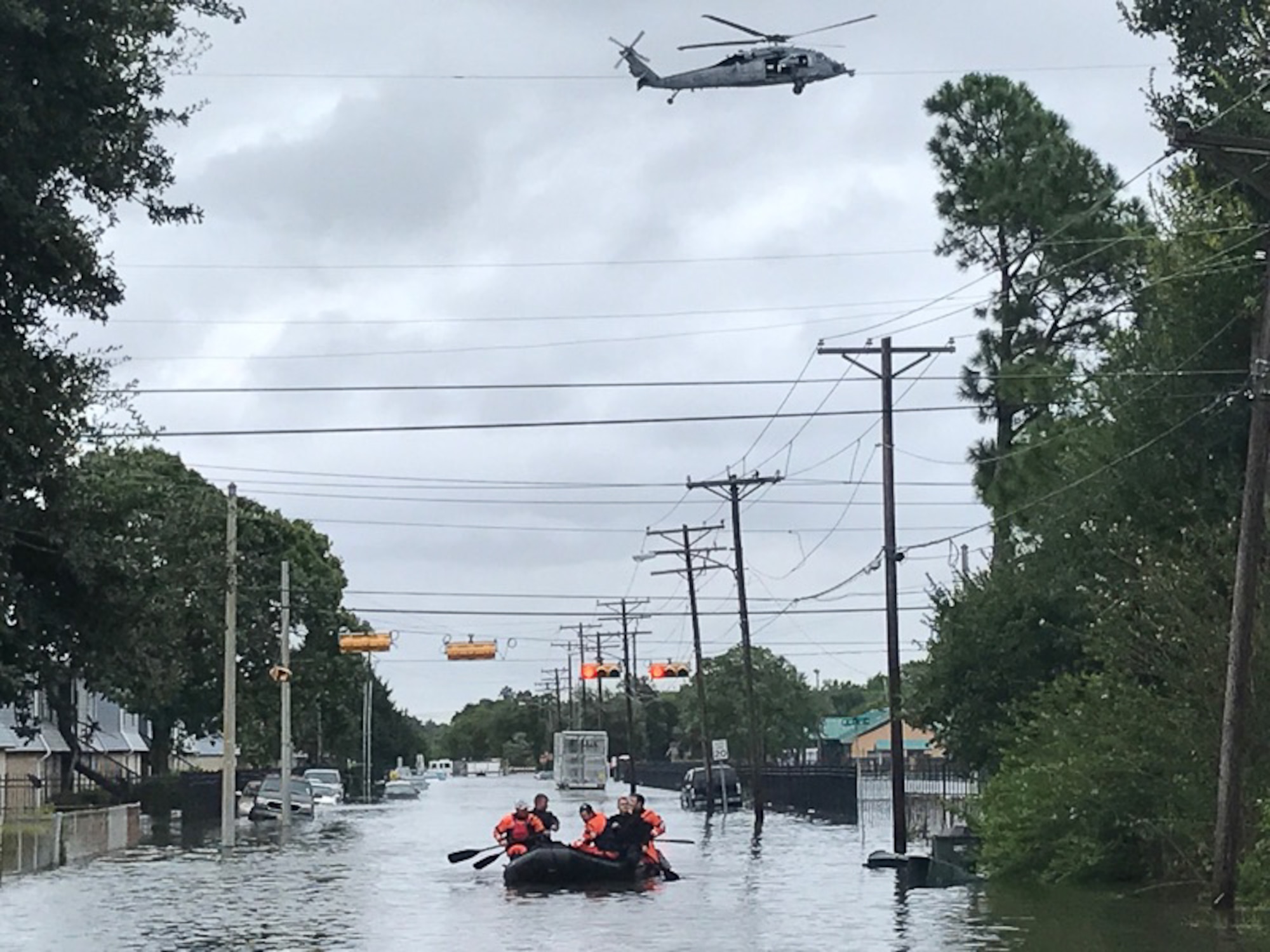 123rd STS conducts personnel rescue in Port Arthur, Texas.