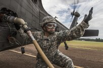 Army Reserve aviation support to Hurricane Harvey