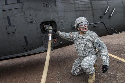 Army Reserve aviation support to Hurricane Harvey