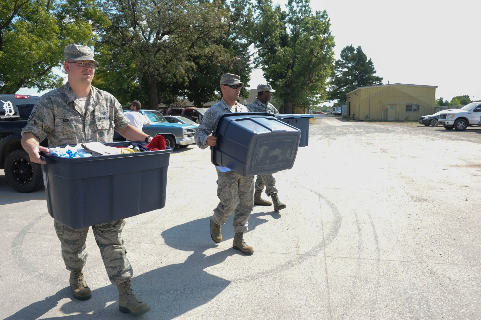Airmen, community donate to Hurricane Harvey victims