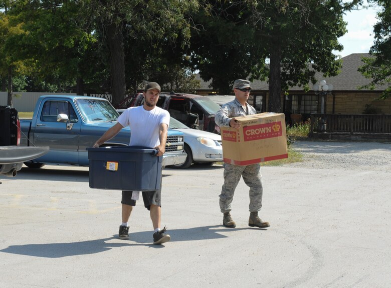 Airmen, community donate to Hurricane Harvey victims