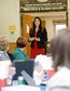 Oklahoma State Senator Stephanie Bice was the featured guest speaker at the Aug. 24 Women's Equality Day luncheon in Fellowship Hall of the Tinker Chapel. Senator Bice talked about encouraging others, but especially her daughters, that they can be anything they want to be in life and having a "why not?" attitude when contemplating reaching a goal that might seem a little scary. Women's Equality Day is nationally recognized annually on Aug. 26. The luncheon was presented by the Federally Employed Women Tinker Chapter and the Federal Women's Program.