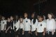 Students from High Hills Elementary School sing holiday songs during a Holiday Display Lighting event in front of the Friendship Chapel at Shaw Air Force Base, South Carolina, Nov. 29, 2017.