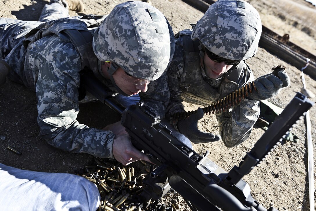 Soldiers load rounds during Operation Cold Steel II.