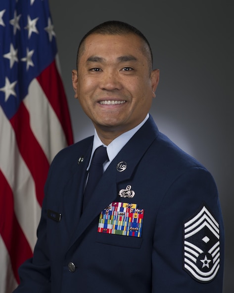 Chief Master Sgt. Reny Nunag, official photo, U.S. Air Force
