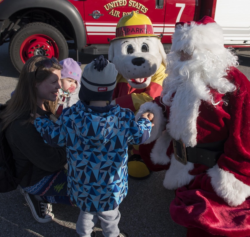 Santa and Sparky introduce themselves