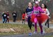 Hanscom Middle School students participate in the one mile Jingle Bell Run Dec. 1. The race concluded the school's week-long hunger awareness campaign. Events included a penny war, trivia contest and a canned goods and non-perishable food drive. (U.S. Air Force photo by Linda LaBonte Britt)